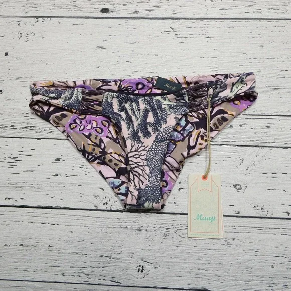 Maaji Bikini Bottom Womens Small Reversible Swimwear S 2209SBC02SM - Picture 1 of 6